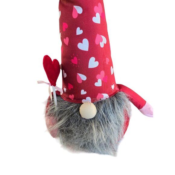 NWT Kirkton House Valentines Day Gnome Decoration With Red Heart Lollypop 20" - Picture 2 of 4